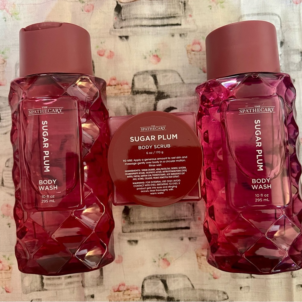 Sugar Plum Body Wash and Scrub Set by The Spathecary🍇💜